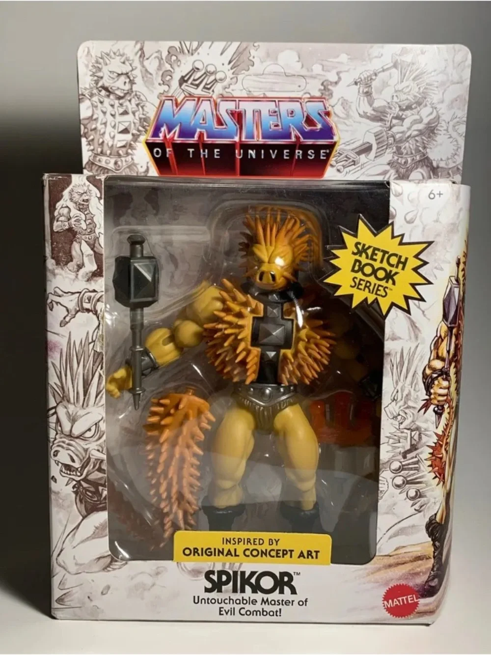 Masters of the Universe Origins Sketchbook Series Concept Art SPIKOR Figure